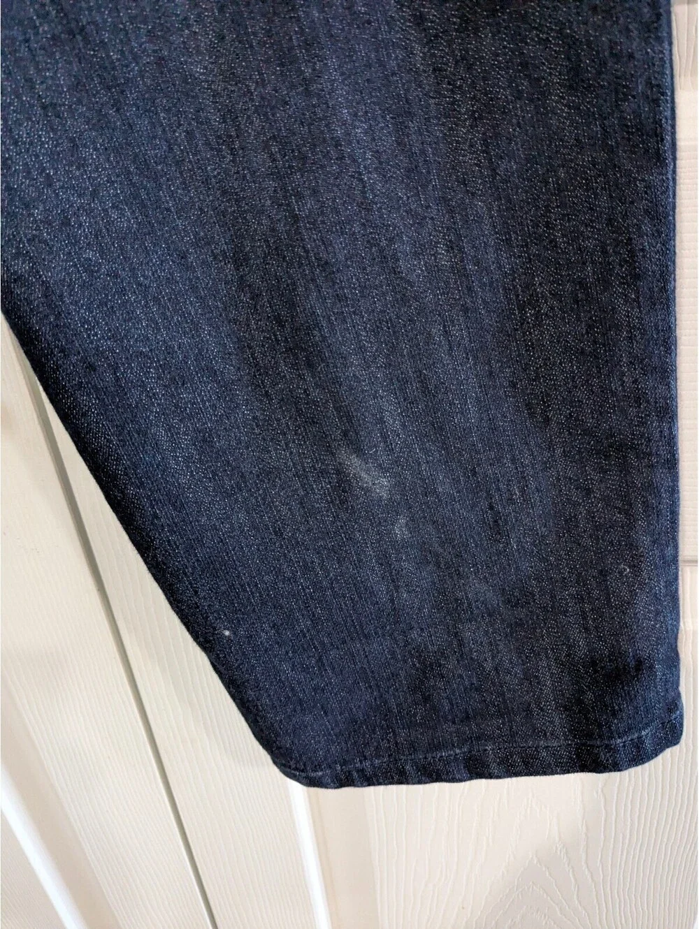 Style & Co Women's Slim Leg Jeans, Dark Blue, Size 14S, Stretch Denim, 5 Pocket - Picture 10 of 13
